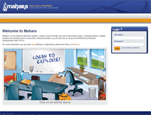 Tablet Screenshot of mahara.barony.ac.uk